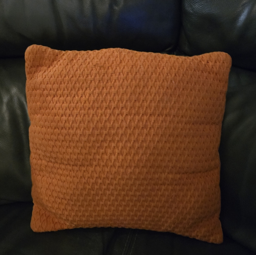 orange pillow